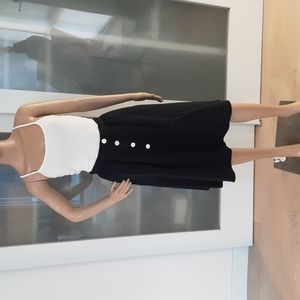 VALENTINO Midnight Navy Wool Gabardine Skirt-NEW